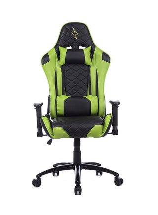 Adjustable Gaming Chair With Lumbar Cushion Green/Black - v1602143213/N40245825A_1