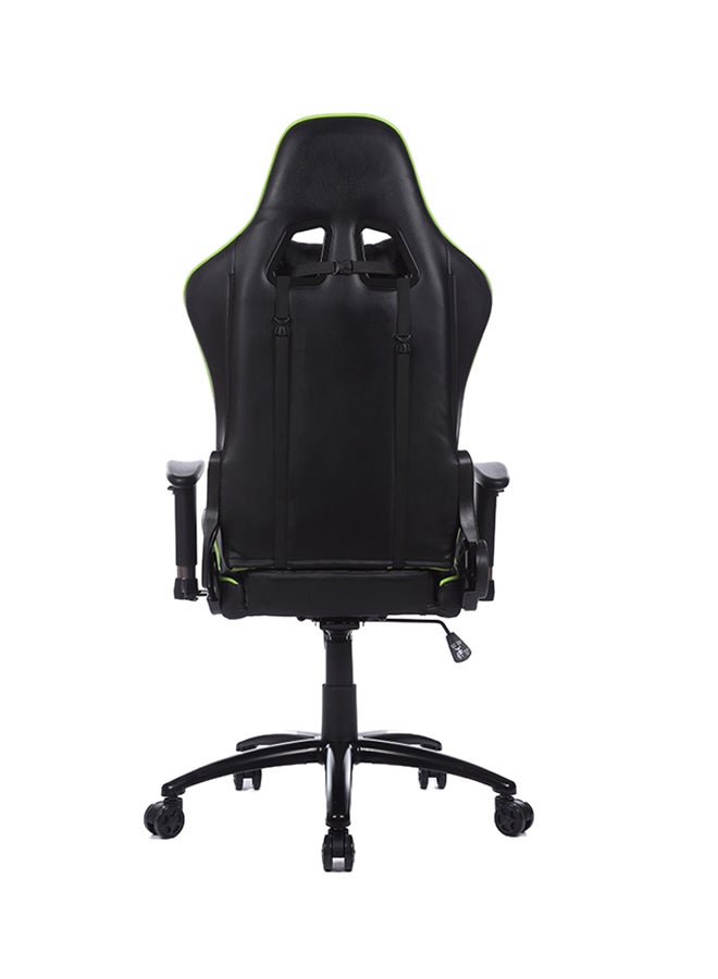 Adjustable Gaming Chair With Lumbar Cushion Green/Black