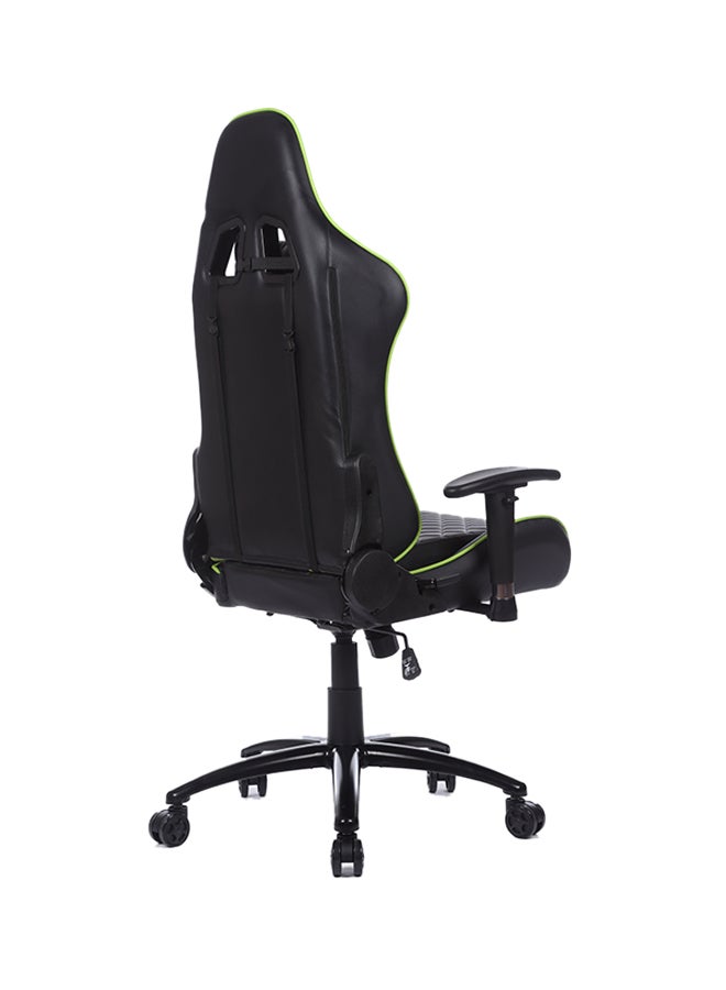 Adjustable Gaming Chair With Lumbar Cushion Green/Black