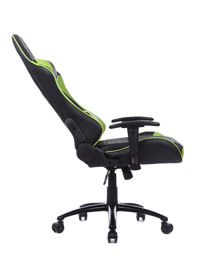 Adjustable Gaming Chair With Lumbar Cushion Green/Black