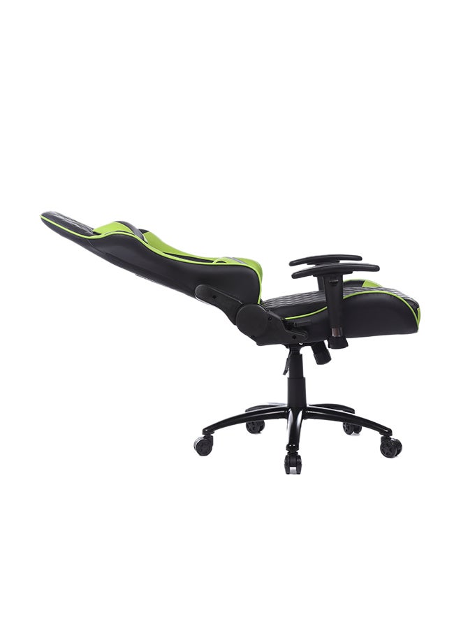 Adjustable Gaming Chair With Lumbar Cushion Green/Black