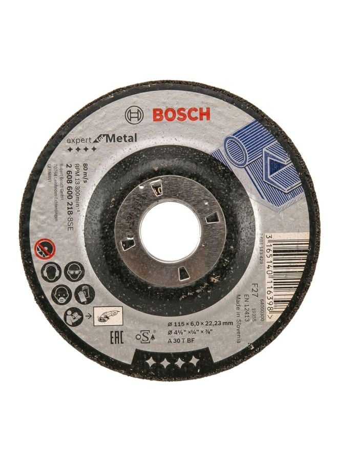 BOSCH Metal Grinding Disc Silver/Black