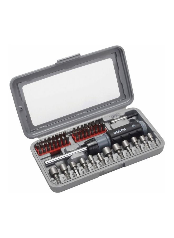 BOSCH 46-Piece Screwdriver Set Silver/Black