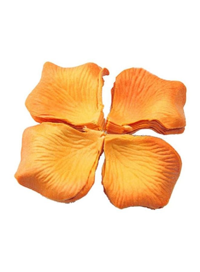 Bluelans 1000-Piece Artificial Rose Flower Orange 5x5.5cm 