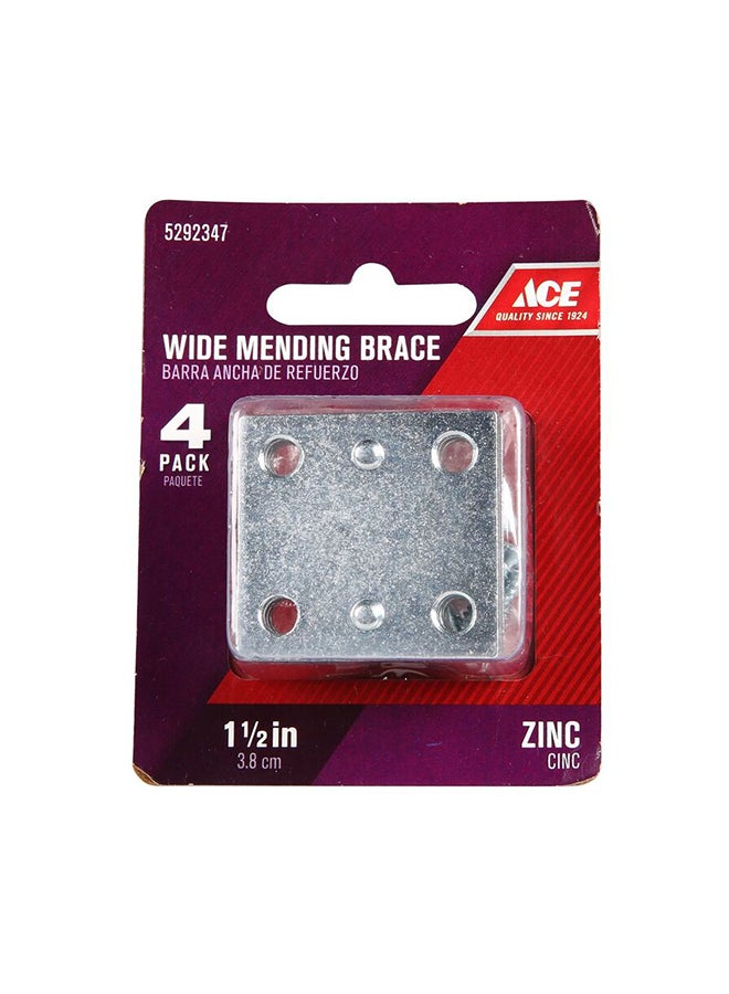ACE Pack Of 4 Mending Brace Silver 38mm 