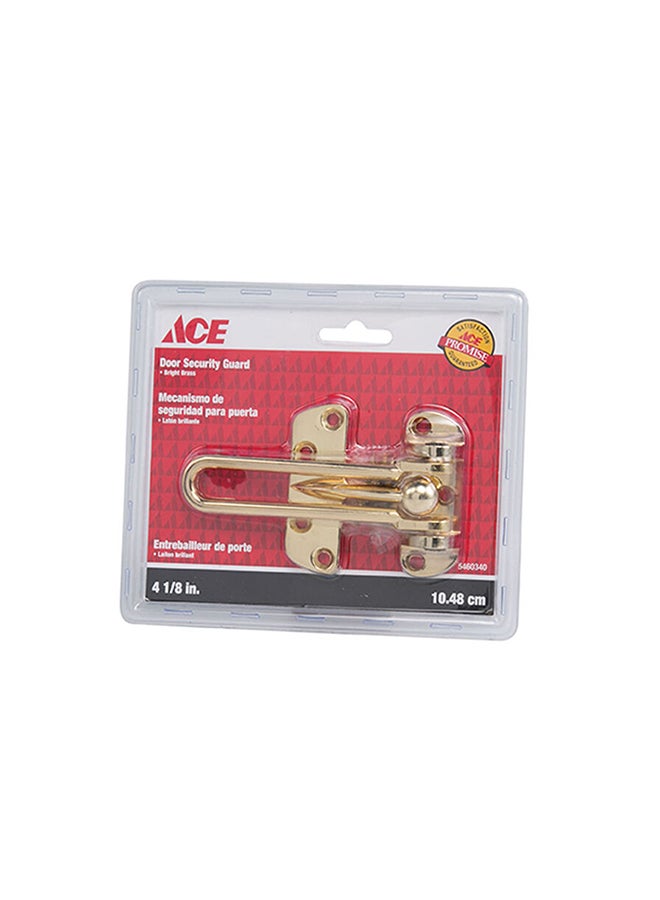 ACE Door Security Guard (10.4 cm) Gold 104mm 