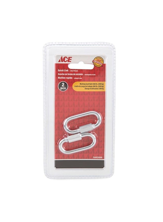 ACE 2-Piece Quick Link Silver 