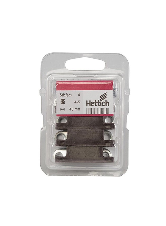Hettich Magnetic Catch 4-5 Kg (4 Pieces) Silver  - Image 1
