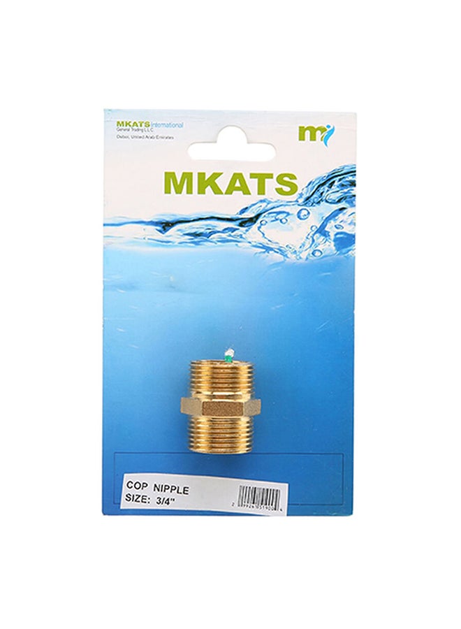 إم كاتس وصلة من النحاس الأصفر (1,3 سم) فضي