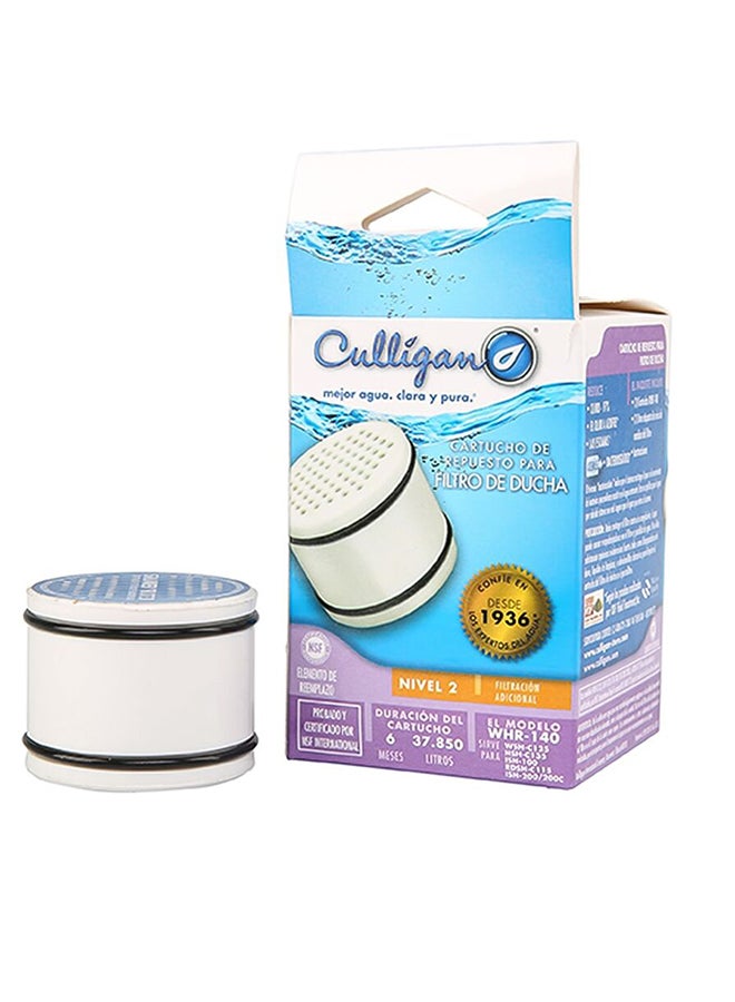 Culligan In-line Replacement Cartridge For Shower Filter Silver - Image 2