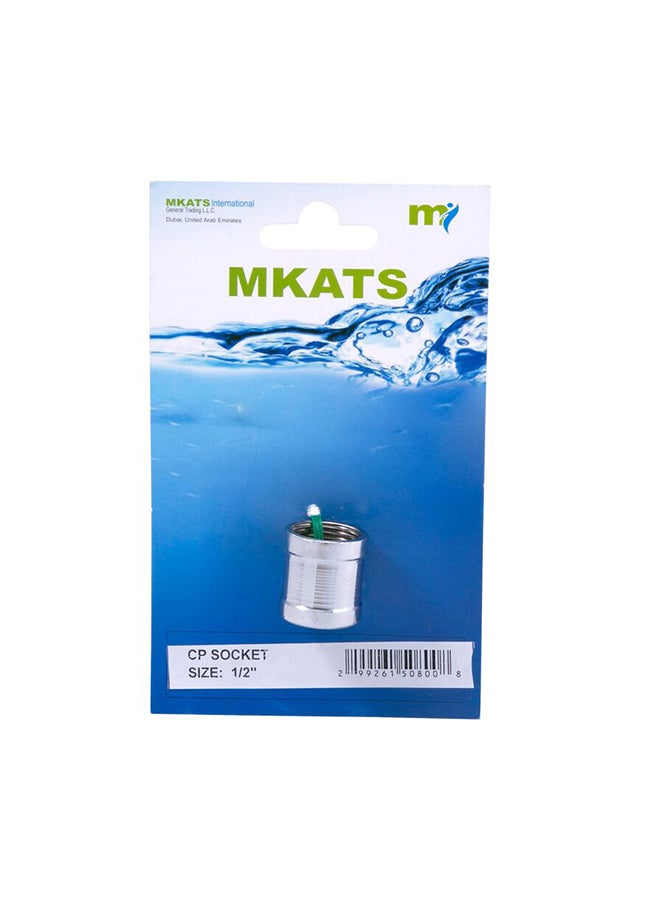 Mkats Cp Socket (1.3 Cm, Silver) Silver - Image 2