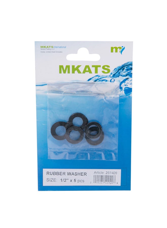 Mkats Rubber Washers (1.3 Cm,pack Of 5) Silver 13mm  - Image 2