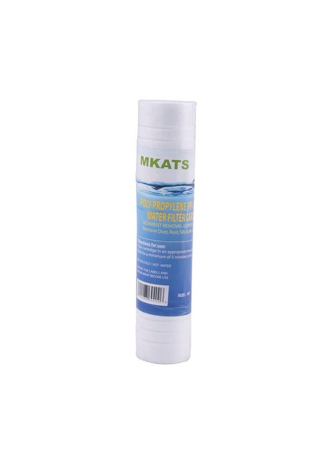 Polypropylene Water Filter Cartridge Silver