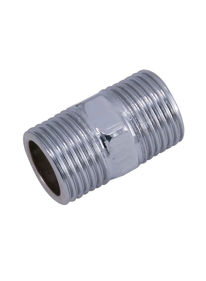 Mkats Cp Nipple Plumbing Fixture (1.27 Cm, Silver) Silver 12.7mm - Image 1