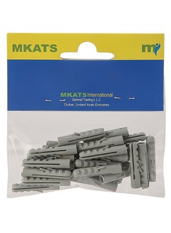 Mkats 30-Piece Wall Plugs Grey 