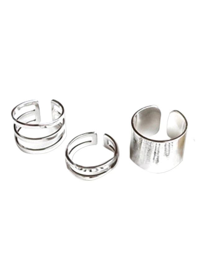 Set Of 3 Adjustable Open Rings - Image 1