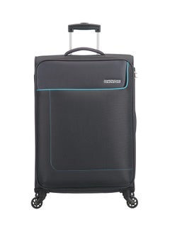 Jamaica Soft Large Luggage Check-InTrolley Bag Black