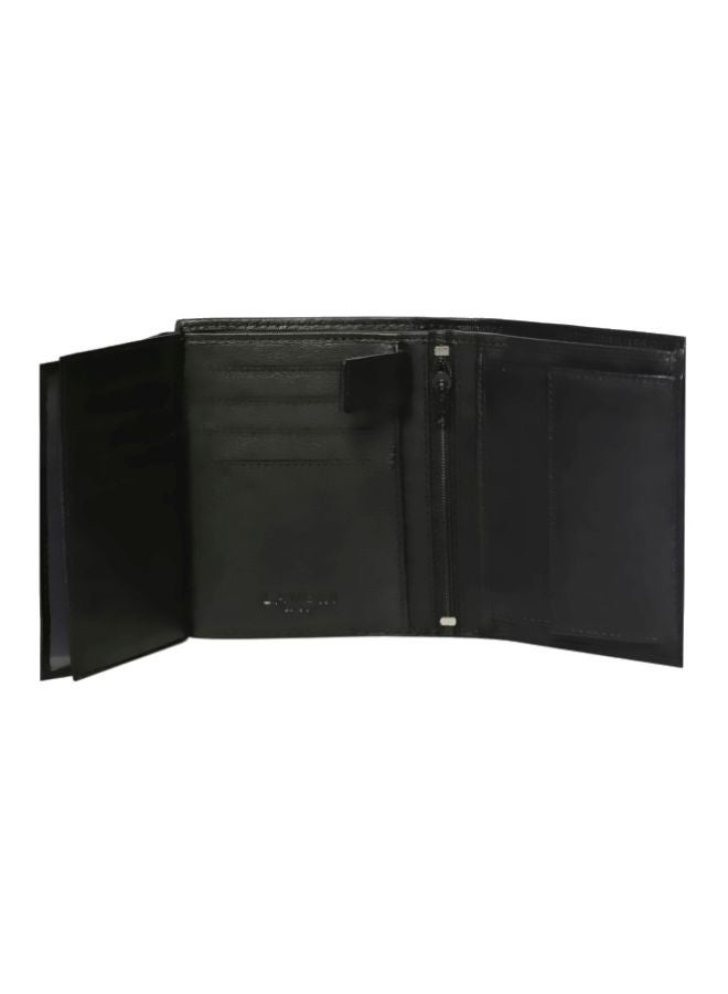 LAVERI LEATHER - Bi-Fold Men's Leather Wallet Black - Image 1
