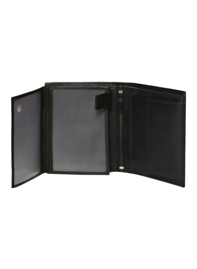 LAVERI LEATHER - Bi-Fold Men's Leather Wallet Black - Image 1