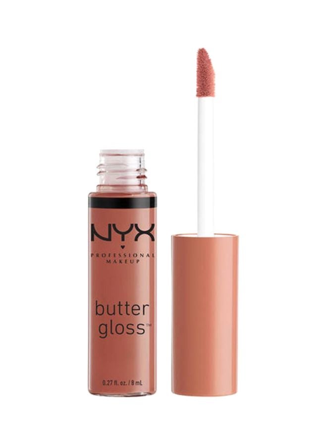 NYX PROFESSIONAL MAKEUP - Butter Gloss Lip Gloss Praline 16 (Deep Nude), 0.27 Fluid Ounce Praline - Image 1