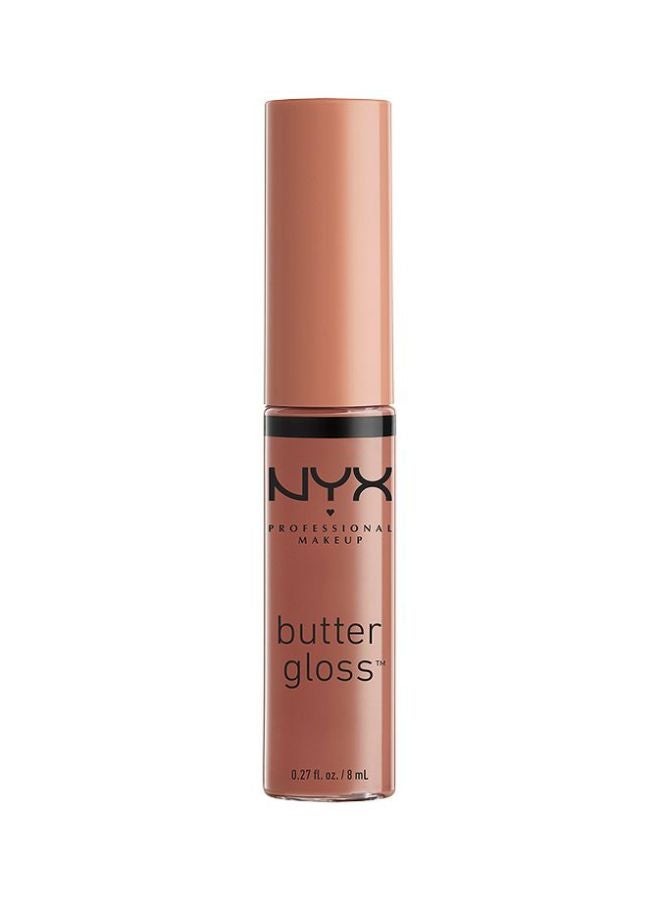 NYX PROFESSIONAL MAKEUP - Butter Gloss Lip Gloss Praline 16 (Deep Nude), 0.27 Fluid Ounce Praline - Image 1