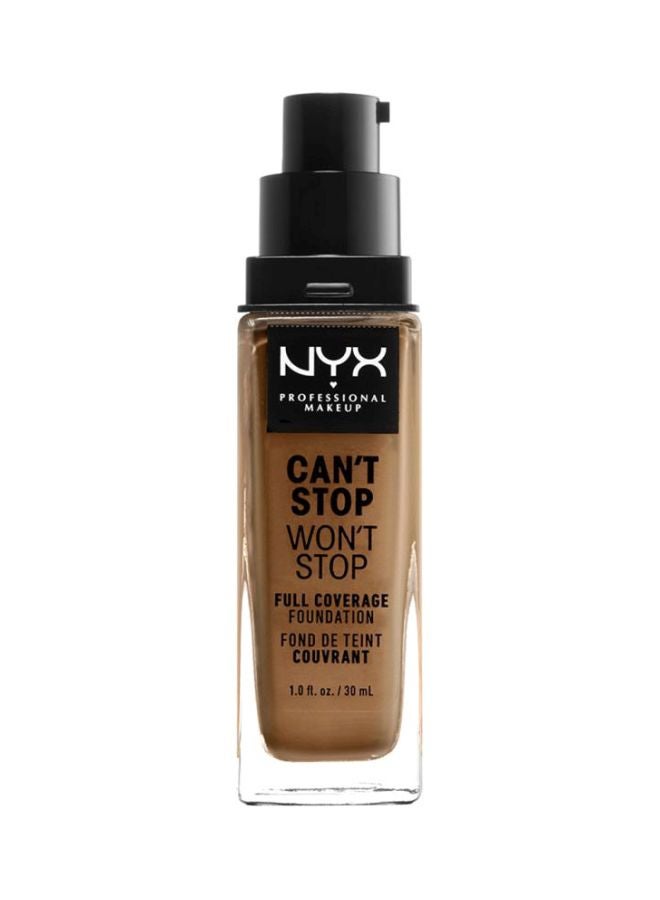 NYX PROFESSIONAL MAKEUP Can't Stop Won't Stop Full Coverage Foundation Almond  - Image 2