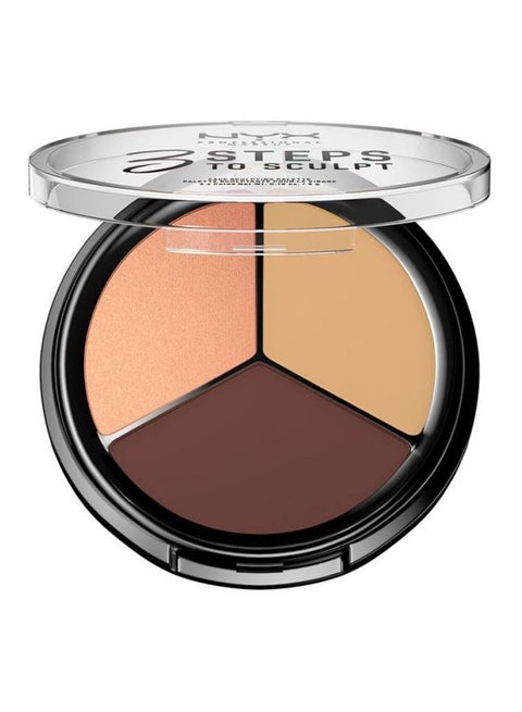 3 Steps To Sculpt Face Sculpting Palette Medium