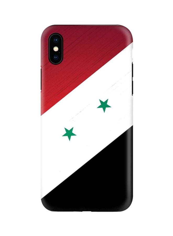 Stylizedd Protective Case Cover For Apple iPhone X/XS Flag Of Syria