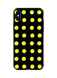 Protective Case Cover For Apple iPhone XS Max Yellow Dots