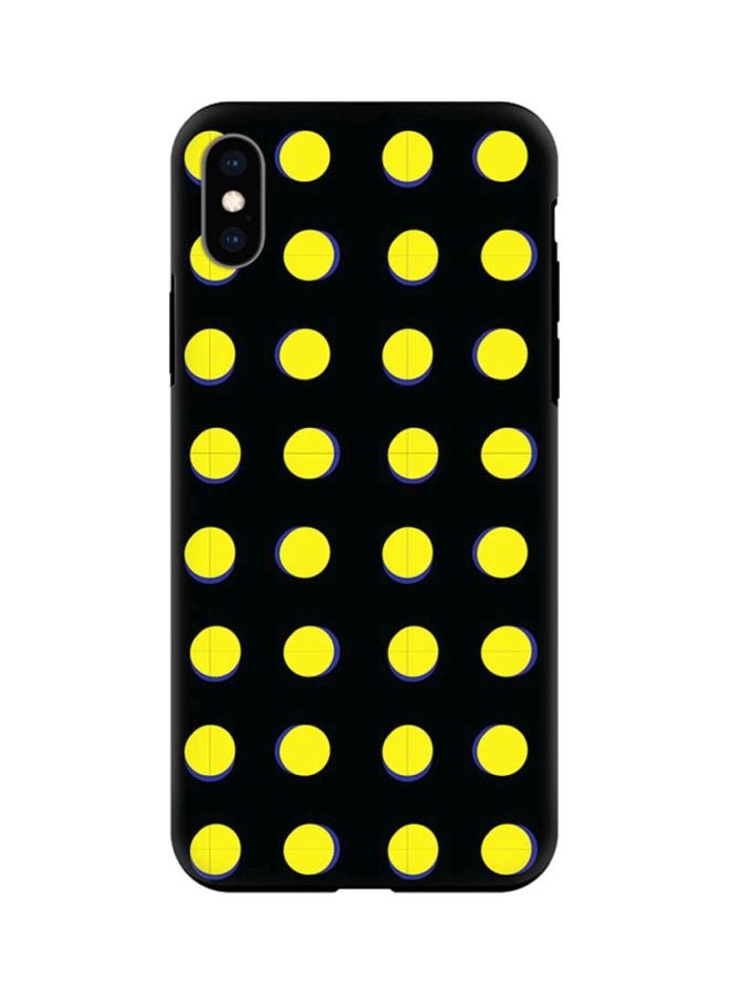 Stylizedd - Protective Case Cover For Apple iPhone XS Max Yellow Dots - Image 1