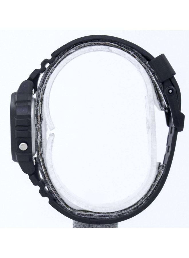 كاسيو ساعة يد إلومينيتور رقمية ومقاومة للماء طراز LA-20WH-1B - قياس 35 مم - لون أسود للنساء - Image 3