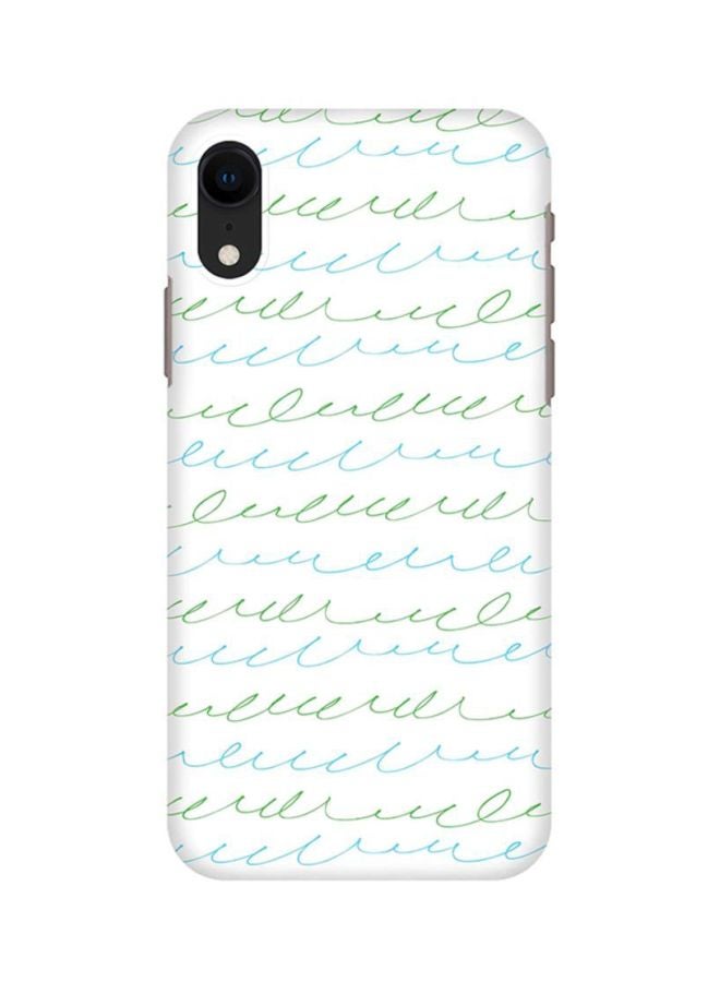 Protective Case Cover For Apple iPhone XR Cursive Story