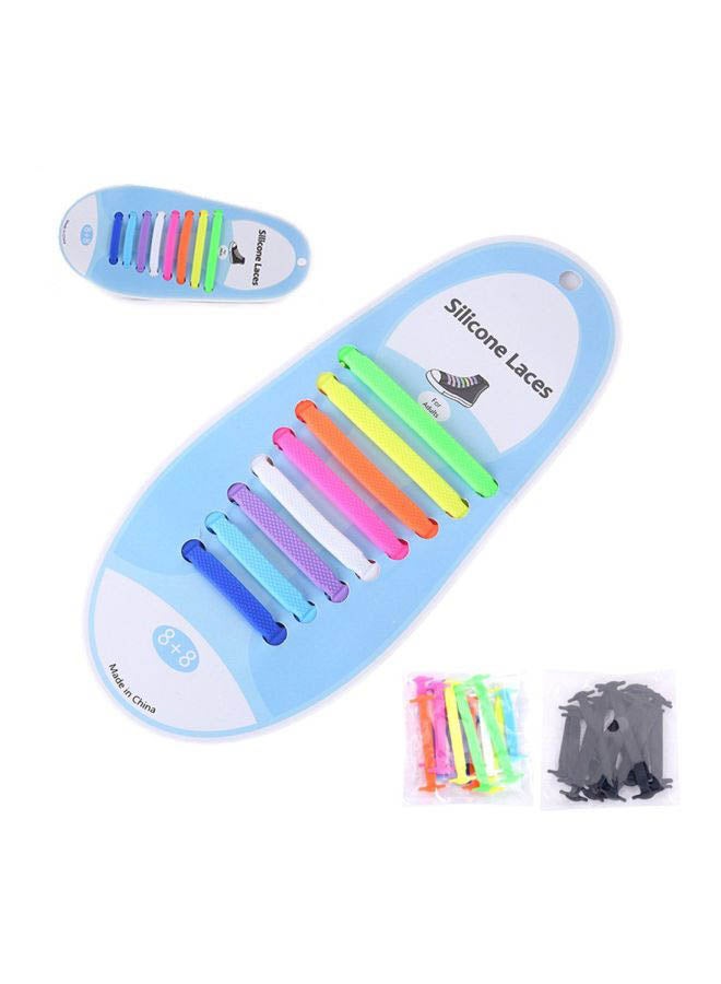 Generic - Silicone Shoe Laces Multicolour - Image 1