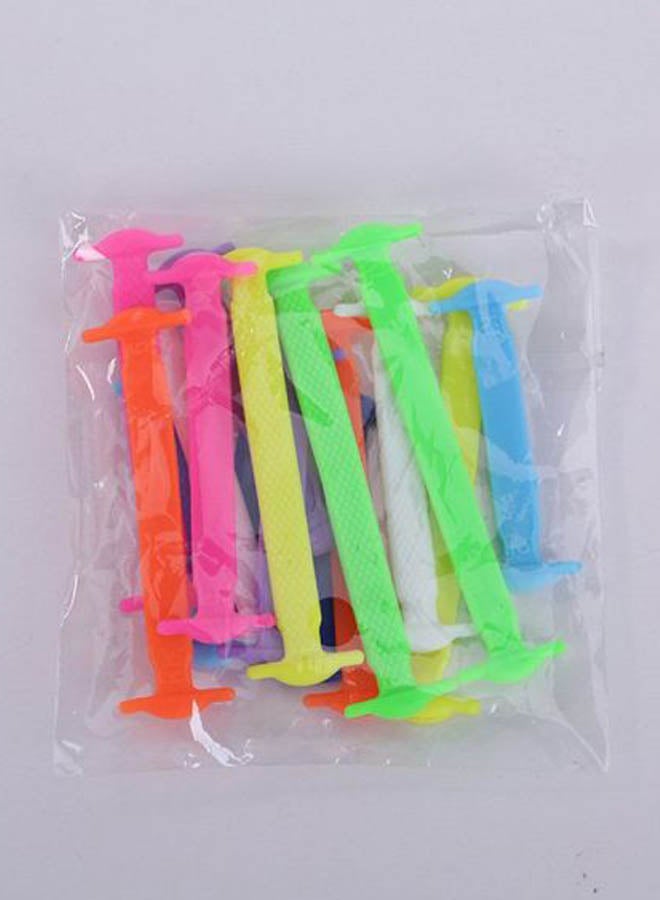 Generic - Silicone Shoe Laces Multicolour - Image 1