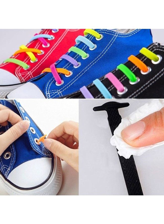 Generic - Silicone Shoe Laces Multicolour - Image 1