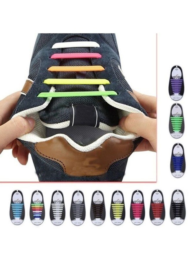 Generic - Silicone Shoe Laces Multicolour - Image 1