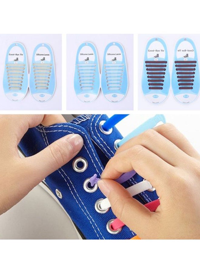 Generic - Silicone Shoe Laces Multicolour - Image 1