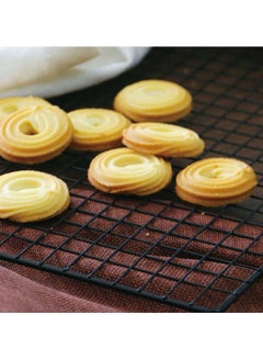 Generic Non-Stick Cooling Rack Black 26x23x1.5cm  - Image 5