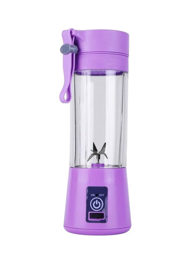 Portable Rechargeable Juice Blender Purple/Clear 23x8.2x8.25cm - Image 1