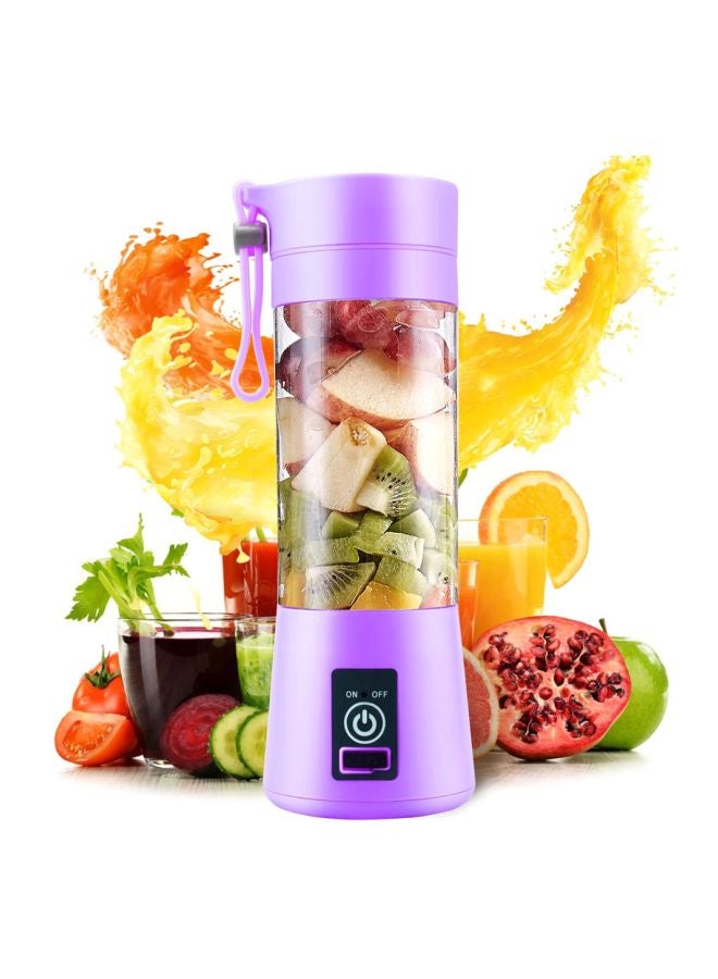 Portable Rechargeable Juice Blender Purple/Clear 23x8.2x8.25cm - Image 2