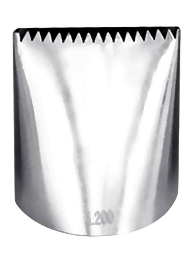 فوهة تزيين كريمة الكيك فضي 4.7x5سم - Image 1