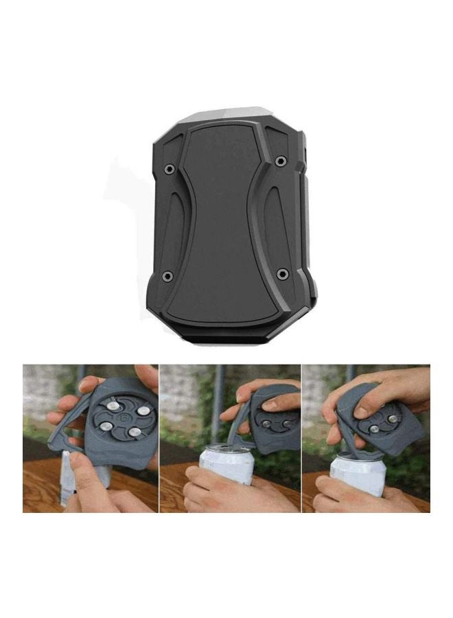 Generic - Multi-Functional Manual Can Opener Black 10x1.5x6cm - Image 1