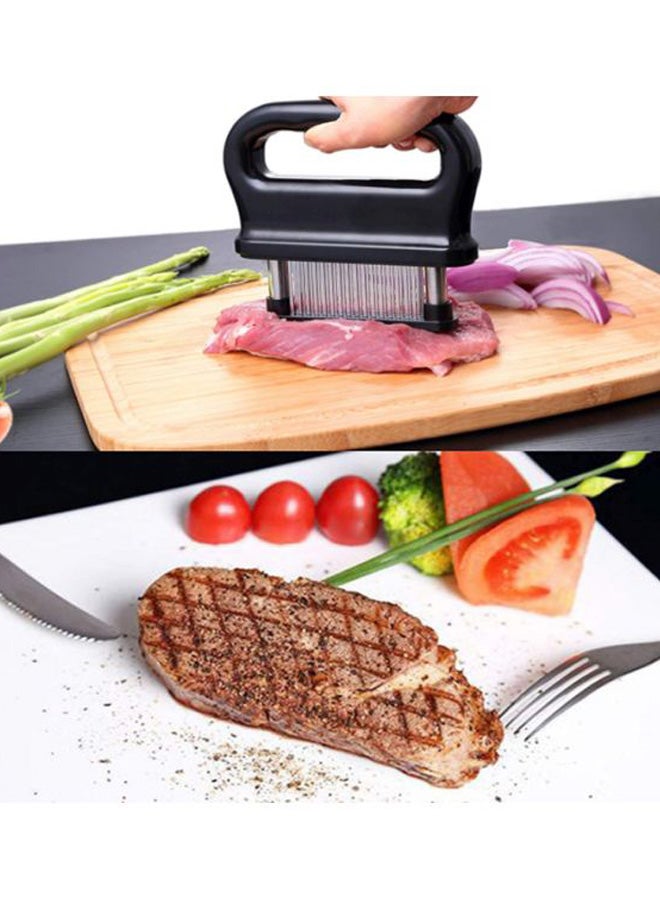 Generic - 48 Needles Meat Tenderizer Black/Silver 16x15cm - Image 1