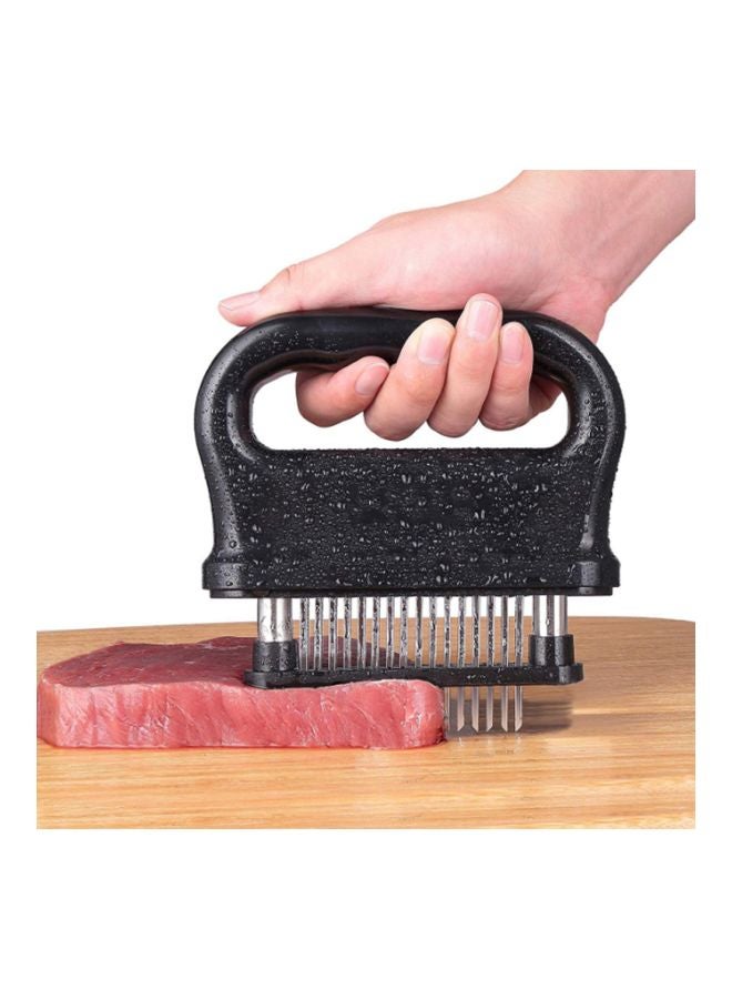Generic - 48 Needles Meat Tenderizer Black/Silver 16x15cm - Image 1