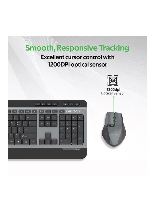 PROMATE - Wireless Keyboard And Mouse - Image 1