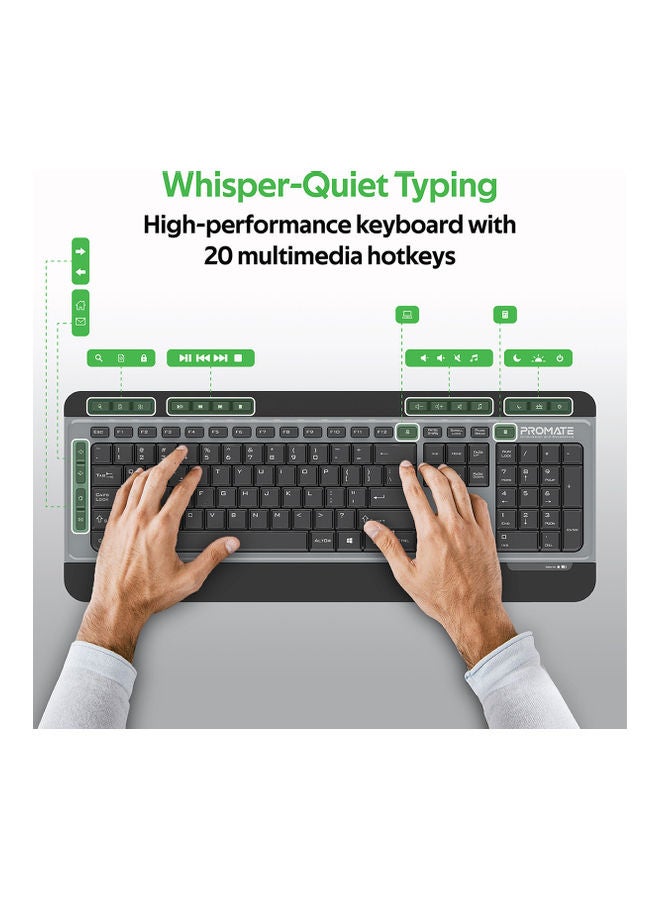 PROMATE - Wireless Keyboard And Mouse - Image 1