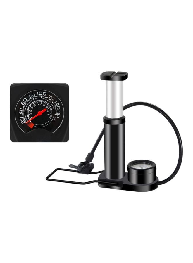 Generic Mini Tire Inflator Air Pump With Barometer 0.5x7x19cm  - Image 1
