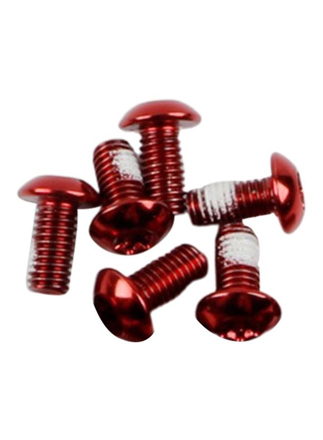 Generic 12-Piece Mountain Bike Bicycle Disc Brakes Rotor Screw Set 0.5x1cm  - Image 2