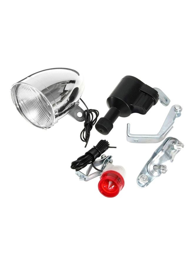 Generic 4-Piece Bike Front And Tail Light Set 12.3x9.8x6.6cm  - Image 1