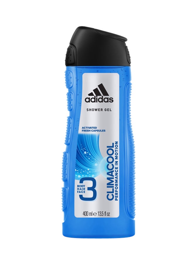 adidas جل استحمام كليماكول 3 في 1 للجسم والشعر والوجه متعدد الألوان 400ملليلتر - Image 1